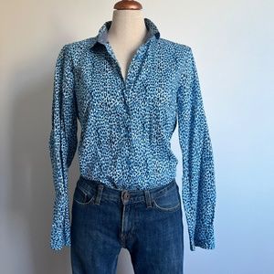 Tommy Hilfiger - Blue Button Down Long Sleeves Shirt
